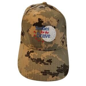 Birdies for the Brave Golf Tournament Mens Strapback Baseball Hat Camo